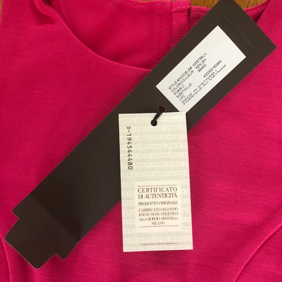 new ARMANI A/X Women's Sleeveless Slit Dress L - Picture 7 of 8